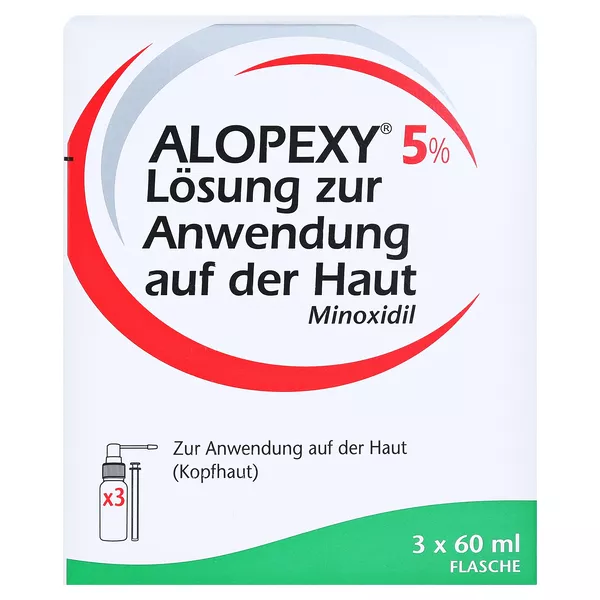 ALOPEXY 5% Lösung, 3 x 60 ml