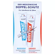 aronal und elmex Doppel-Schutz Zahnpasta Reiseset 2X12 ml