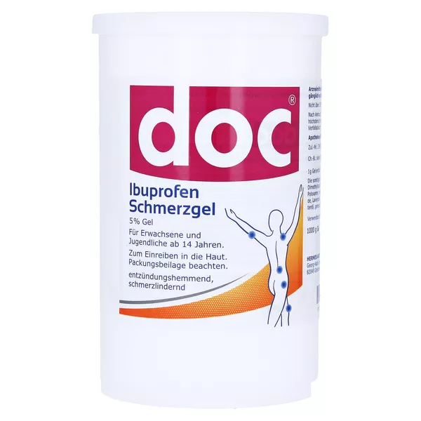 DOC Ibuprofen Schmerzgel 5% Spenderkartu 1 kg