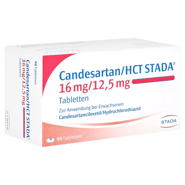CANDESARTAN/HCT STADA 16 mg/12,5 mg Tabletten 98 St