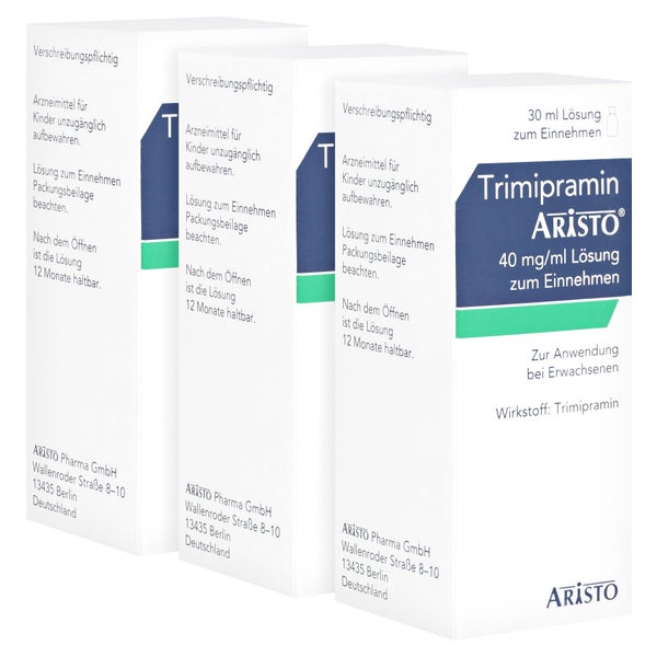 TRIMIPRAMIN Aristo 40 mg/ml Lösung z.Einnehmen 90 ml