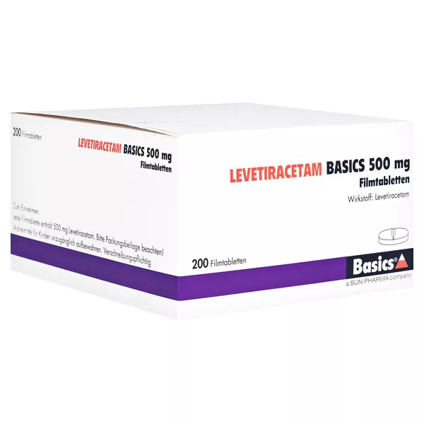 LEVETIRACETAM BASICS 500 mg Filmtabletten 200 St