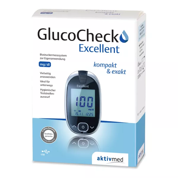 GlucoCheck Excellent Set mg/dl 1 St