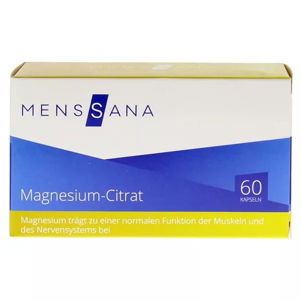 Magnesiumcitrat Menssana Kapseln 60 St