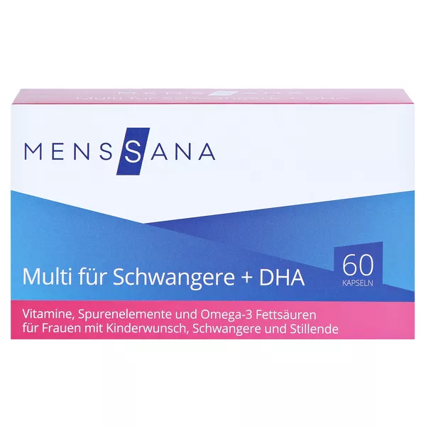 Multi FÜR Schwangere + DHA MensSana Kapseln 60 St