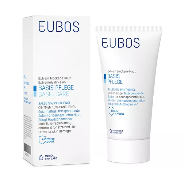 EUBOS BASIS PFLEGE SALBE 5% PANTHENOL 75 ml