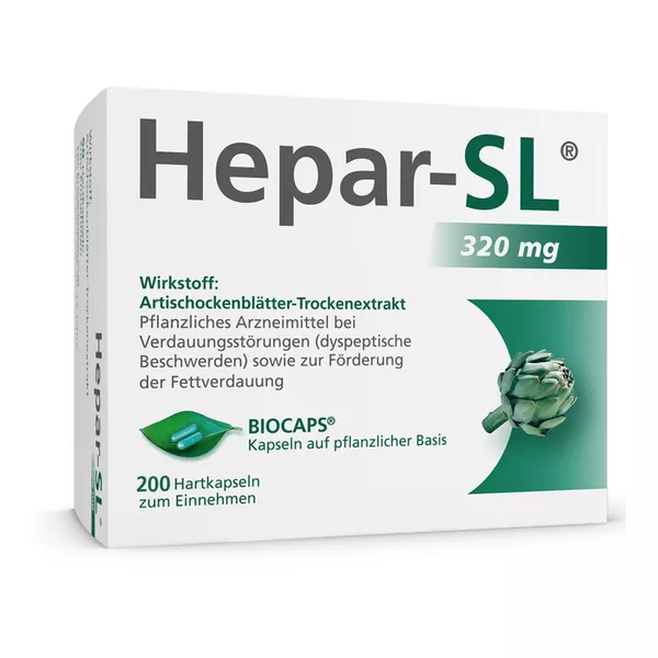 Hepar-sl 320 mg Hartkapseln 200 St