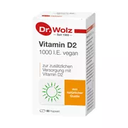 Vitamin D2 1000 I.E. vegan Kapseln 60 St