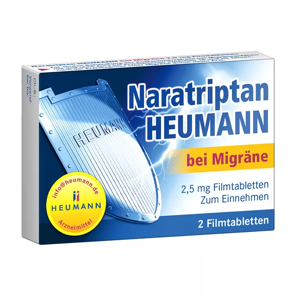 Naratriptan HEUMANN 2,5 mg, 2 St.