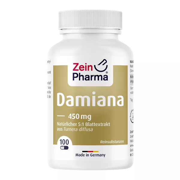 Damiana Kapseln 450 mg Blattextrakt, 100 St.