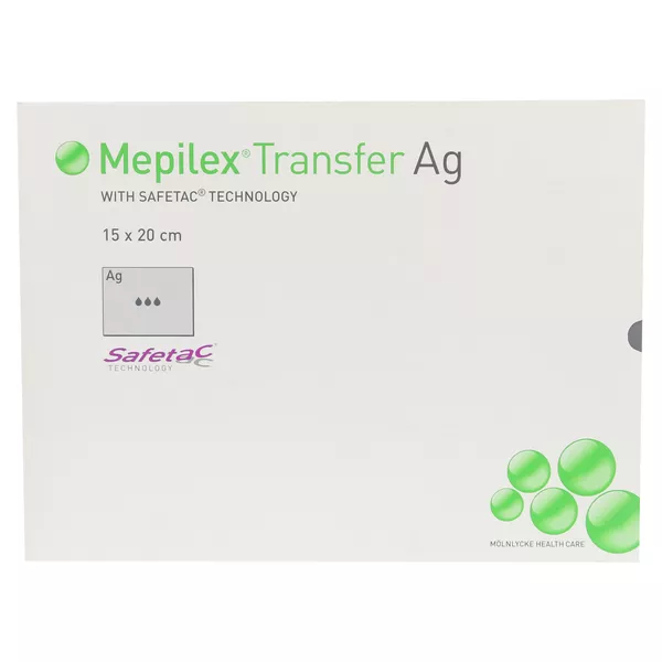 Mepilex Transfer Ag Schaumverband 15x20 10 St
