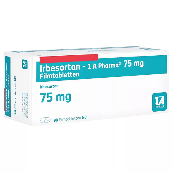 IRBESARTAN-1A Pharma 75 mg Filmtabletten 98 St