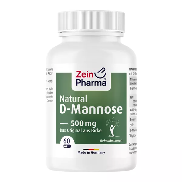 D-mannose Kapseln 500 mg 60 St