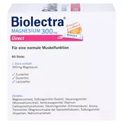 Biolectra Magnesium 300 mg Direct Orange 60 St