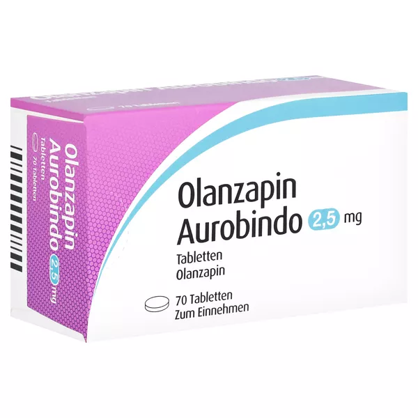 Olanzapin Aurobindo 2,5 mg Tabletten 70 St