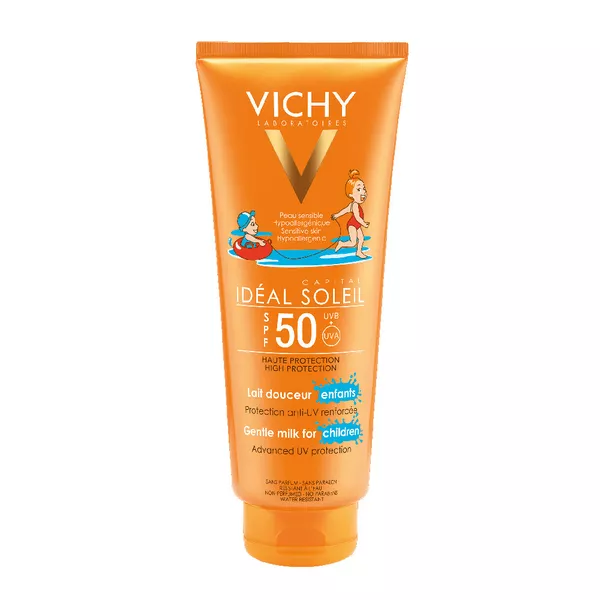Vichy Idéal Soleil schonende Kinder-Sonnenschutz-Milch LSF50+ 300 ml