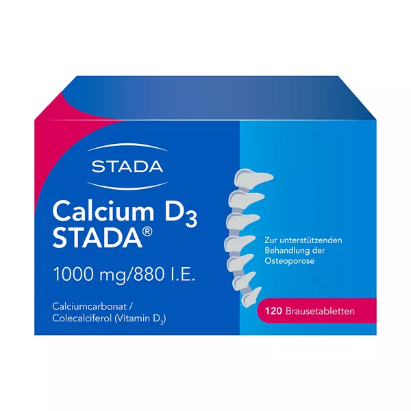 Calcium D3 STADA 1000mg/880 I.E. 120 St