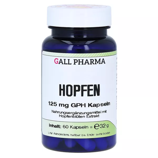 Hopfen 125 mg GPH Kapseln 60 St