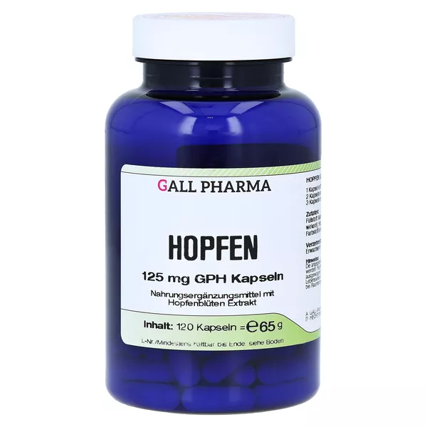 Hopfen 125 mg GPH Kapseln 120 St