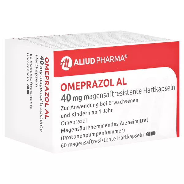 OMEPRAZOL AL 40 mg magensaftresistente Hartkapseln 60 St