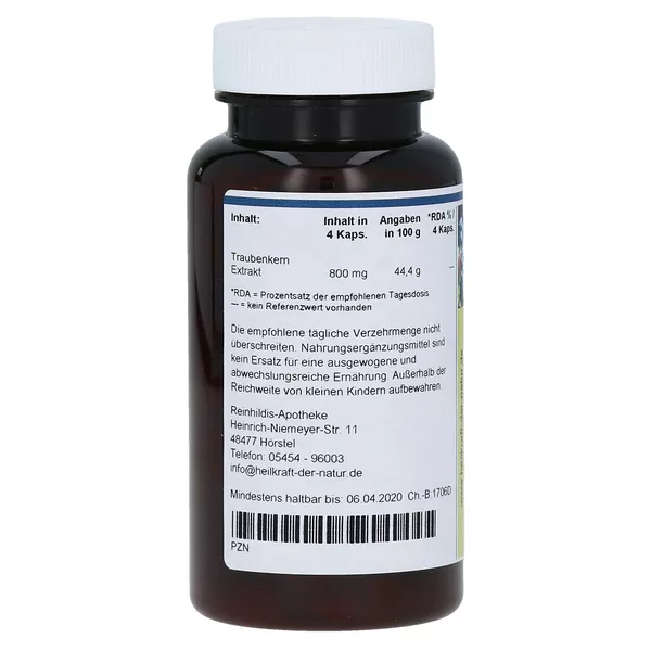 OPC Traubenkernextrakt 200 mg Kapseln 90 St
