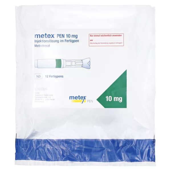 METEX PEN 10 mg (50mg/ml) Inj.-Lsg.i.e.Fertigpen 12 St