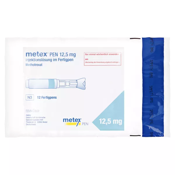 METEX PEN 12,5 mg (50mg/ml) Inj.-Lsg.i.e.Fertigpen 12 St