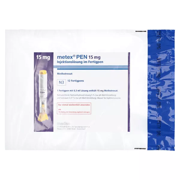METEX PEN 15 mg (50mg/ml) Inj.-Lsg.i.e.Fertigpen 12 St