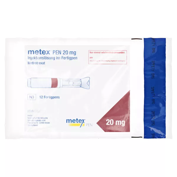 METEX PEN 20 mg (50mg/ml) Inj.-Lsg.i.e.Fertigpen 12 St