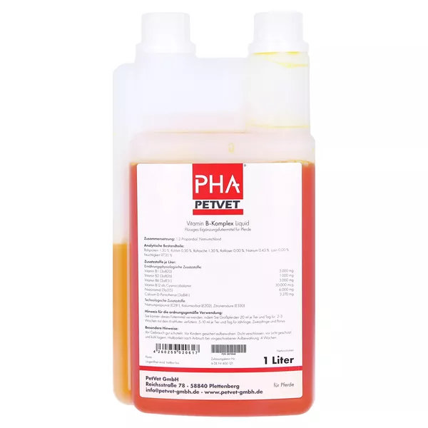 PHA Vitamin-B-Komplex Liquid für Pferde 1000 ml