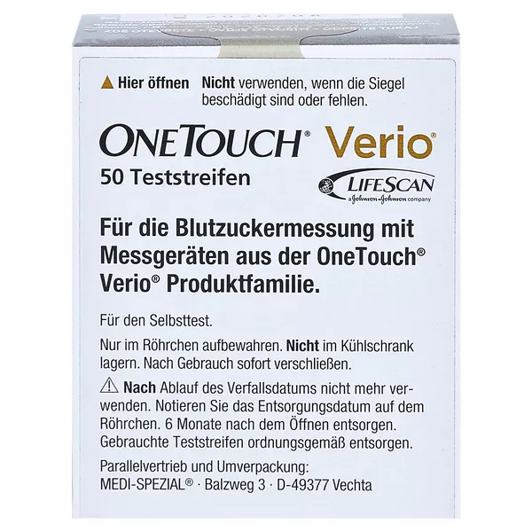 ONE Touch Verio Teststreifen 50 St