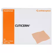 Cuticerin 7,5x7,5 cm Gaze m.Salbenbeschi 50 St