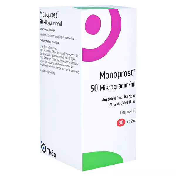 MONOPROST 50 Mikrogramm/ml Augentr.in Einzeldosen 90X0,2 ml