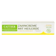Cattier Zahncreme mit Heilerde Zitrone 75 ml