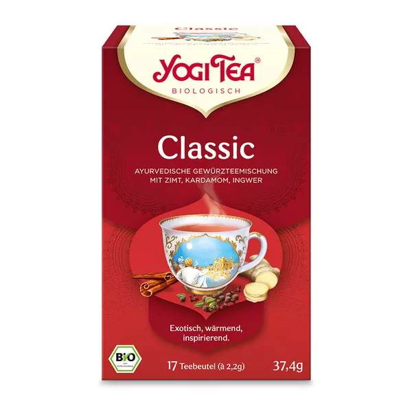 YOGI TEA, Classic, Bio Gewürz- und Kräutertee 17X2,2 g