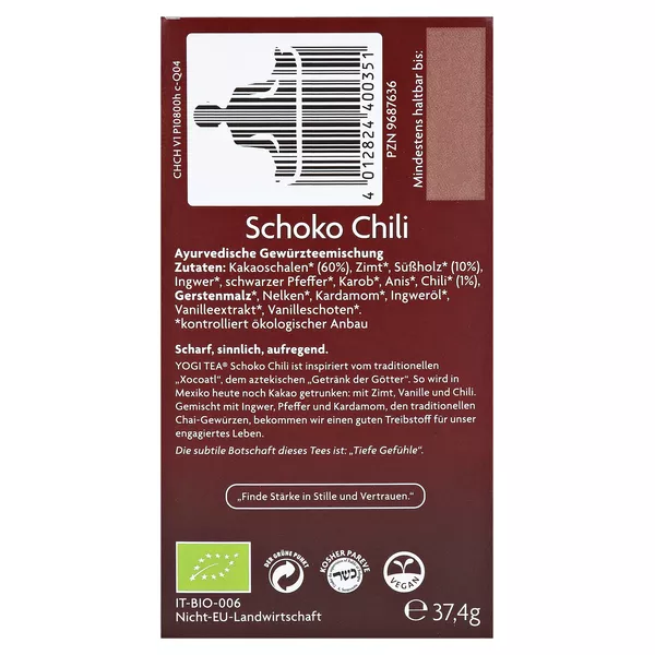 YOGI TEA Schoko Chili Bio Filterbeutel 17X2,2 g