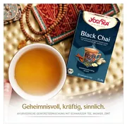 YOGI TEA, Black Chai, Bio Gewürz- und Kräutertee 17X2,2 g