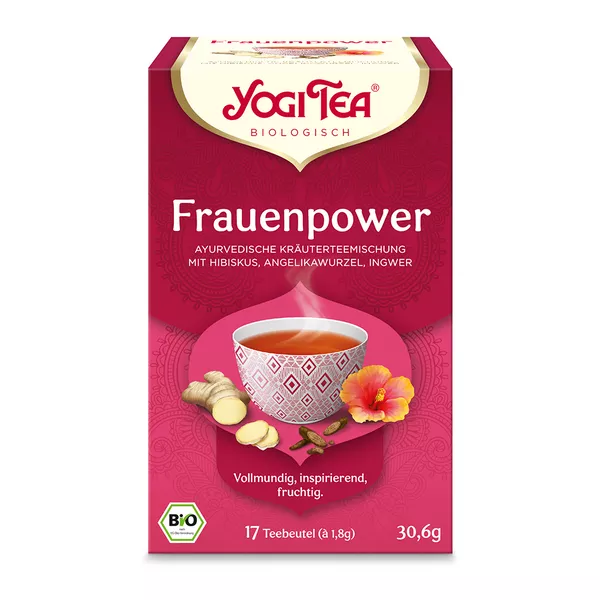 YOGI TEA, Frauenpower, Bio Kräutertee 17X1,8 g