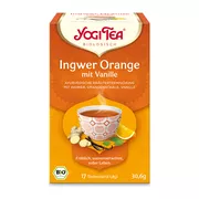 YOGI TEA, Ingwer Orange mit Vanille, Bio Kräutertee 17X1,8 g