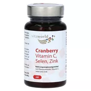 Cranberry Vitamin C+selen+zink Kapseln 60 St