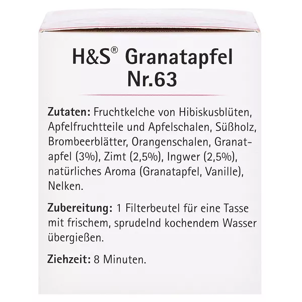 H&S Granatapfel 20X2,0 g