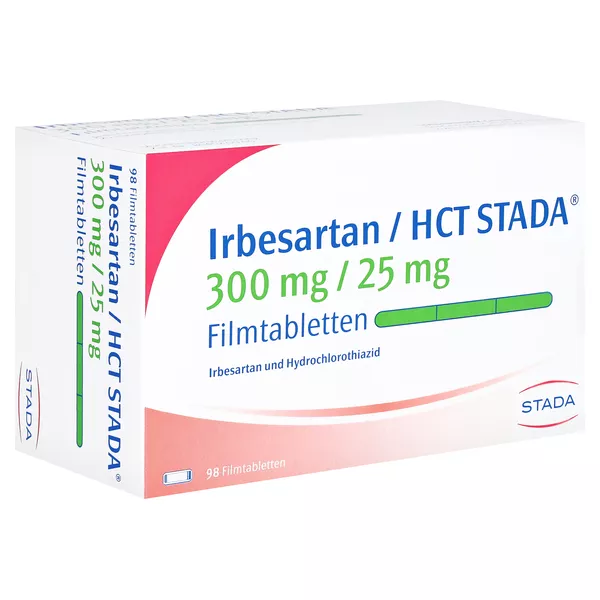 IRBESARTAN/HCT STADA 300 mg/25 mg Filmtabletten 98 St