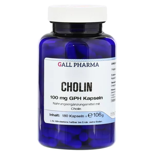 Cholin 100 mg GPH Kapseln 180 St