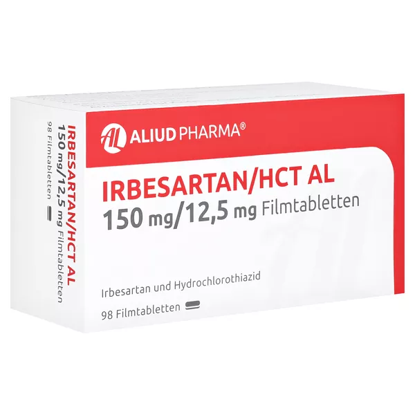 IRBESARTAN/HCT AL 150 mg/12,5 mg Filmtabletten 98 St