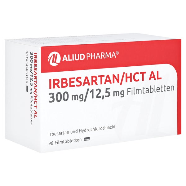 IRBESARTAN/HCT AL 300 mg/12,5 mg Filmtabletten 98 St