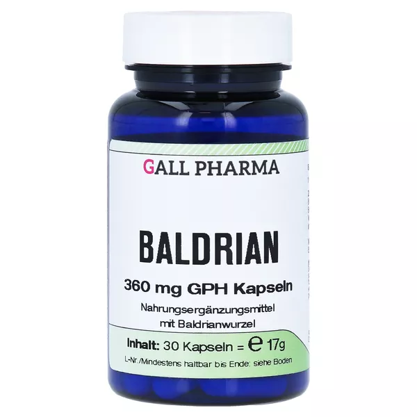 Baldrian 360 mg GPH Kapseln 30 St