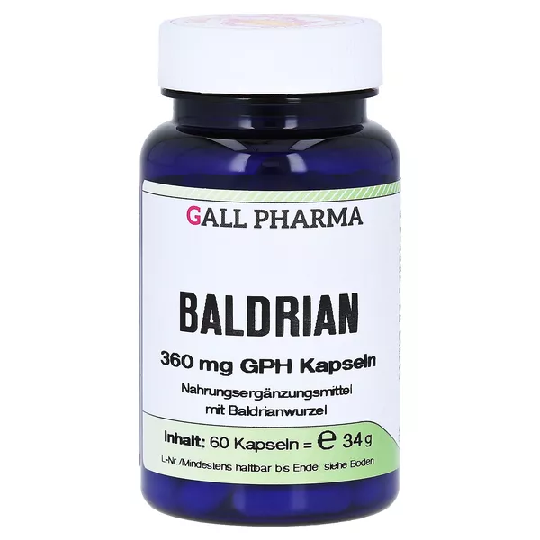 Baldrian 360 mg GPH Kapseln 60 St