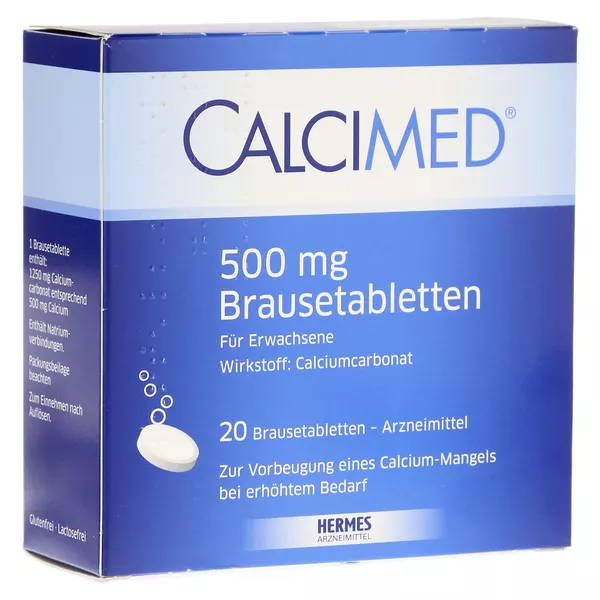 Calcimed 500 mg Brausetabletten 20 St