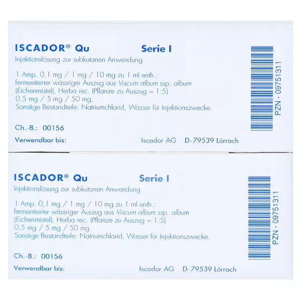 Iscador Qu Serie I Injektionslösung 14X1 ml