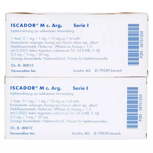 Iscador M C.arg Serie I Injektionslösung 14X1 ml